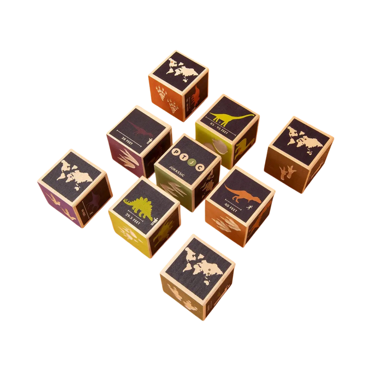 Dinosaur Wooden Blocks