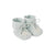 Pale Blue Snowflake Knit Baby Booties