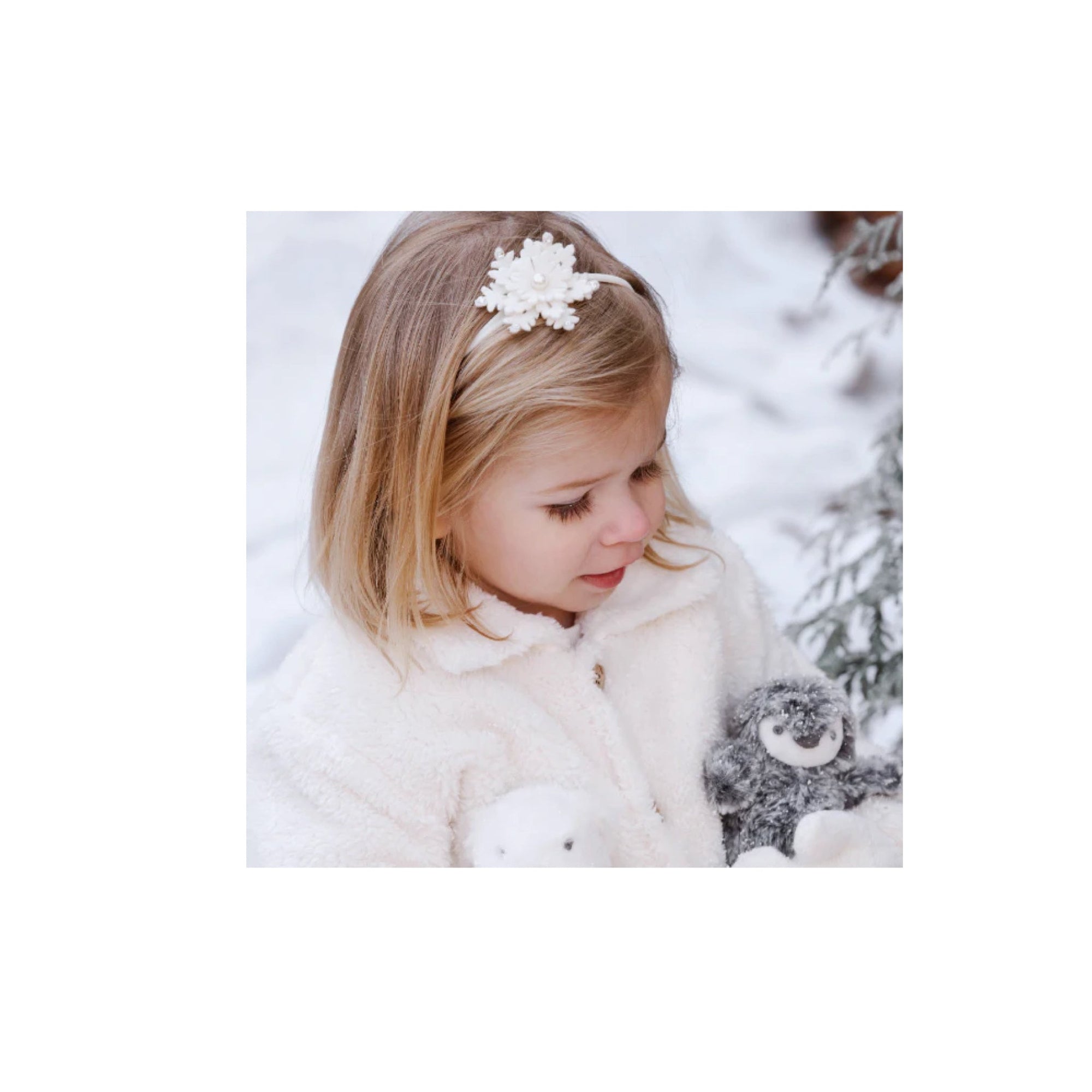 Pearl Snowflake Headband