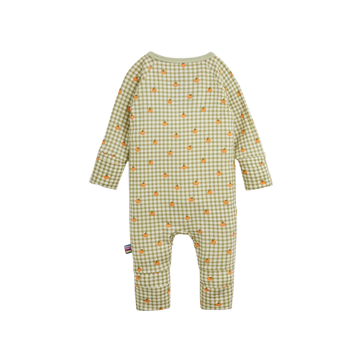Pumpkin Plaid Magnetic Convertible Romper