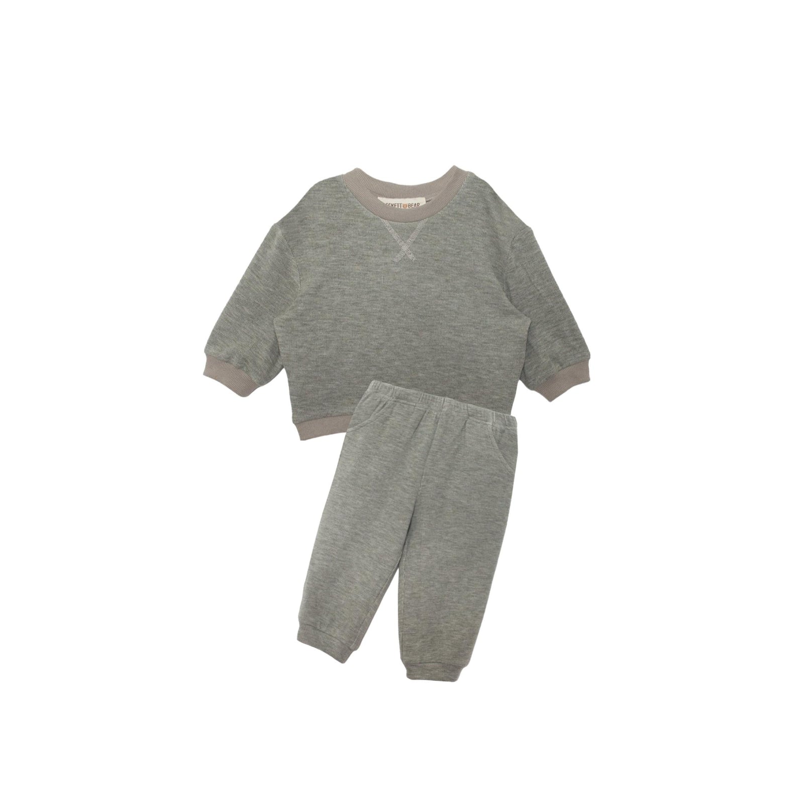 Miles Heather Green Toddler Boy 2-Piece Set