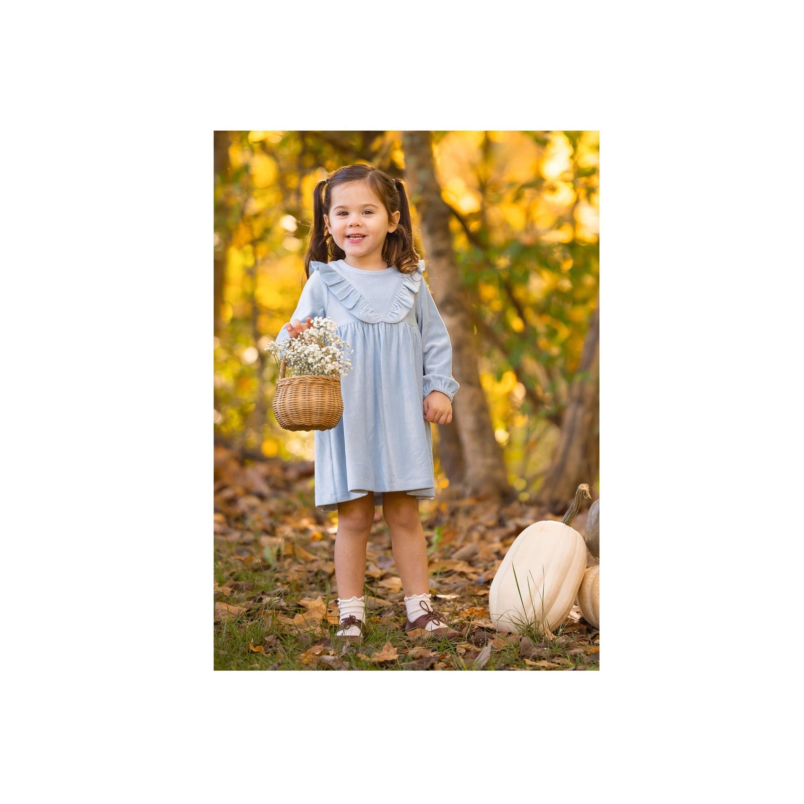 Blair Dusty Blue Girls’ Dress