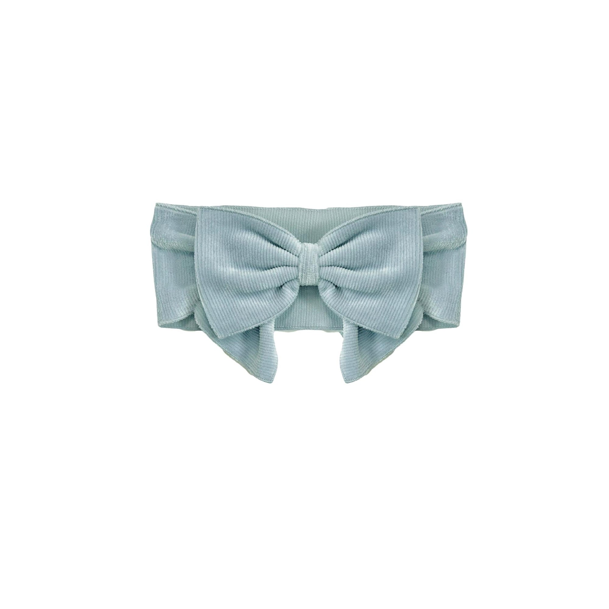 Blair Dusty Blue Bow Headband
