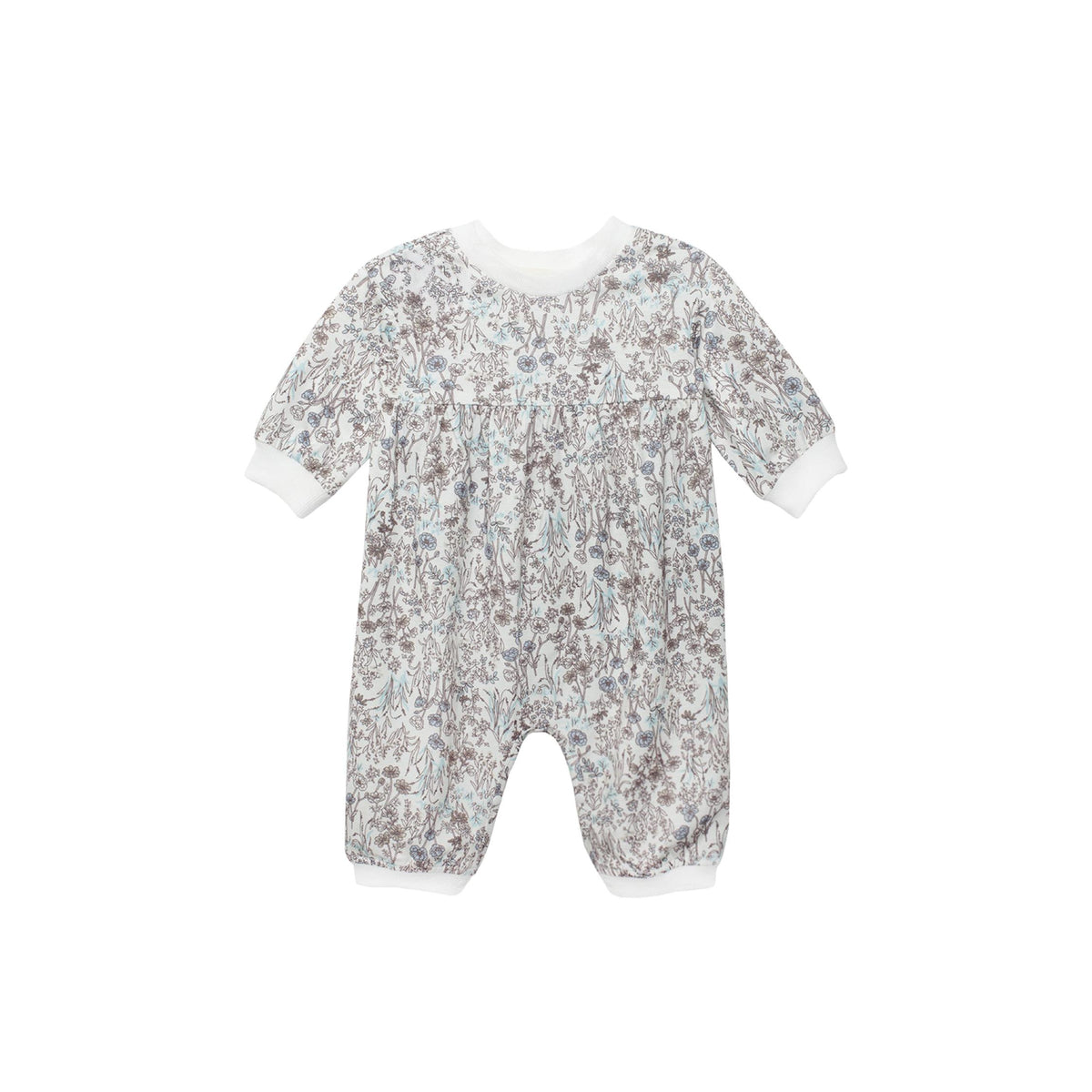 Meadow Floral Print Baby Girl Romper