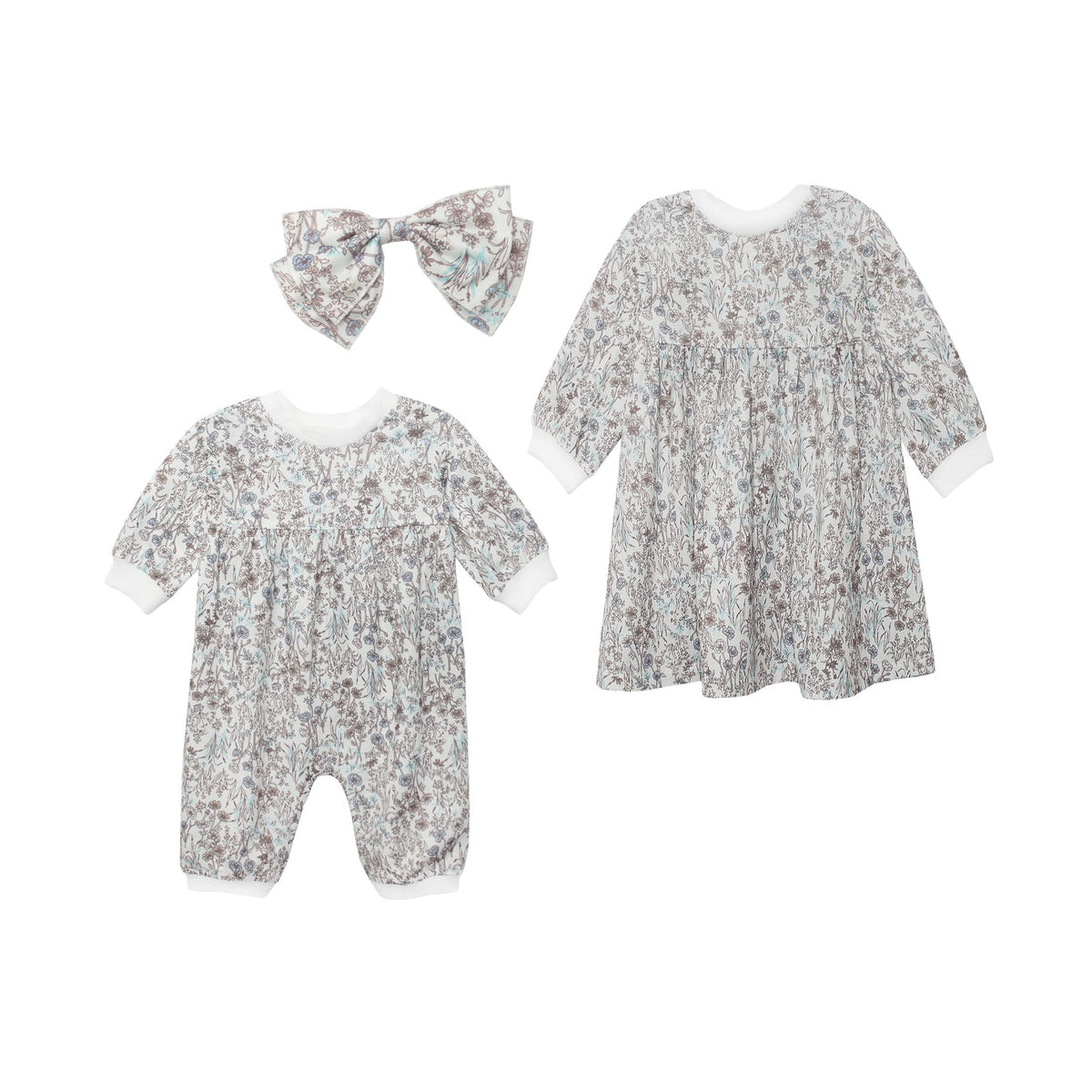 Meadow Floral Print Girls’ Dress