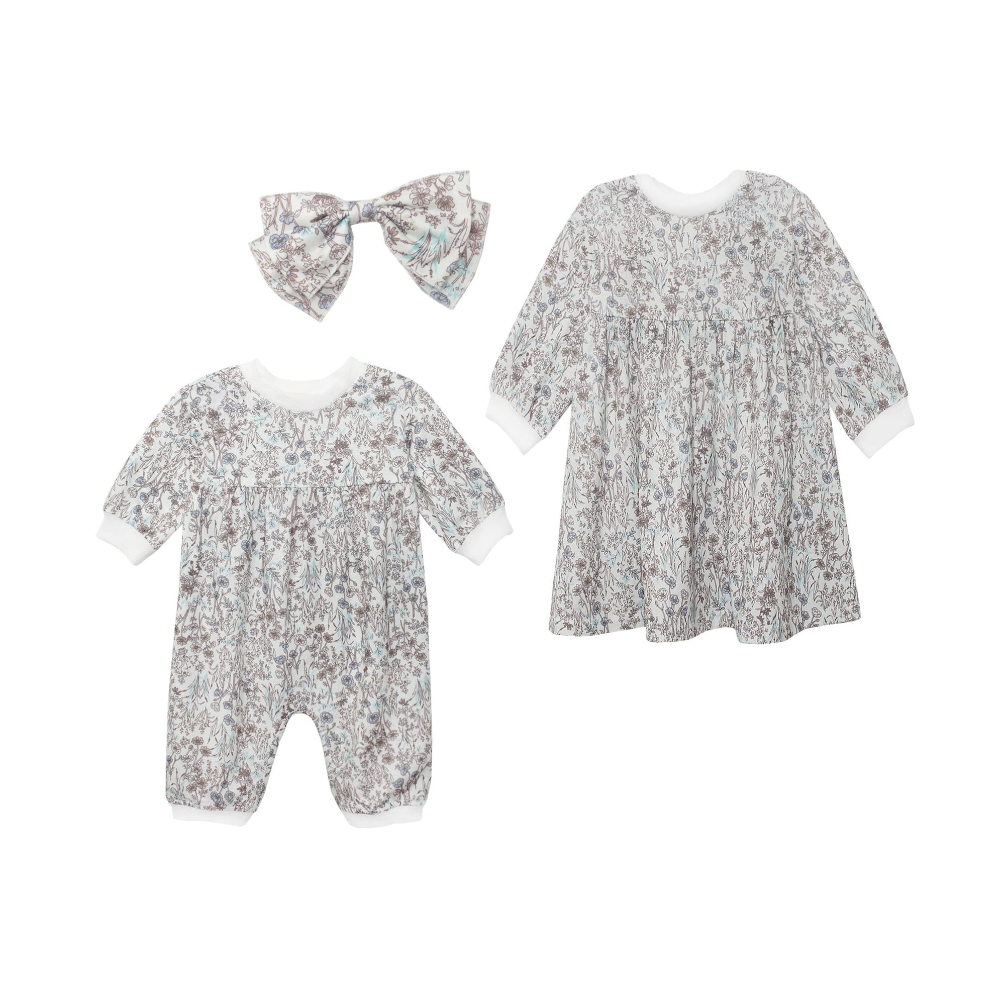 Meadow Floral Print Girls’ Dress