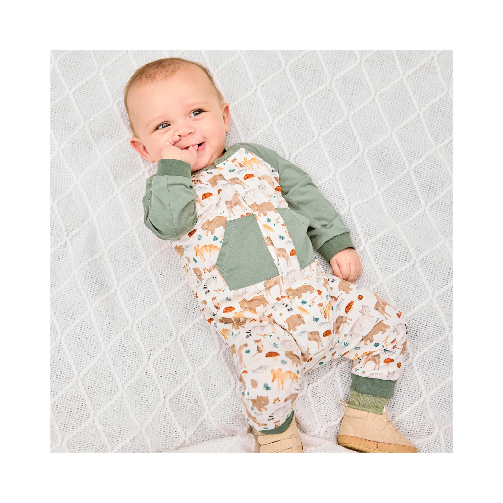Wonderful Wildlife Magnetic Romper