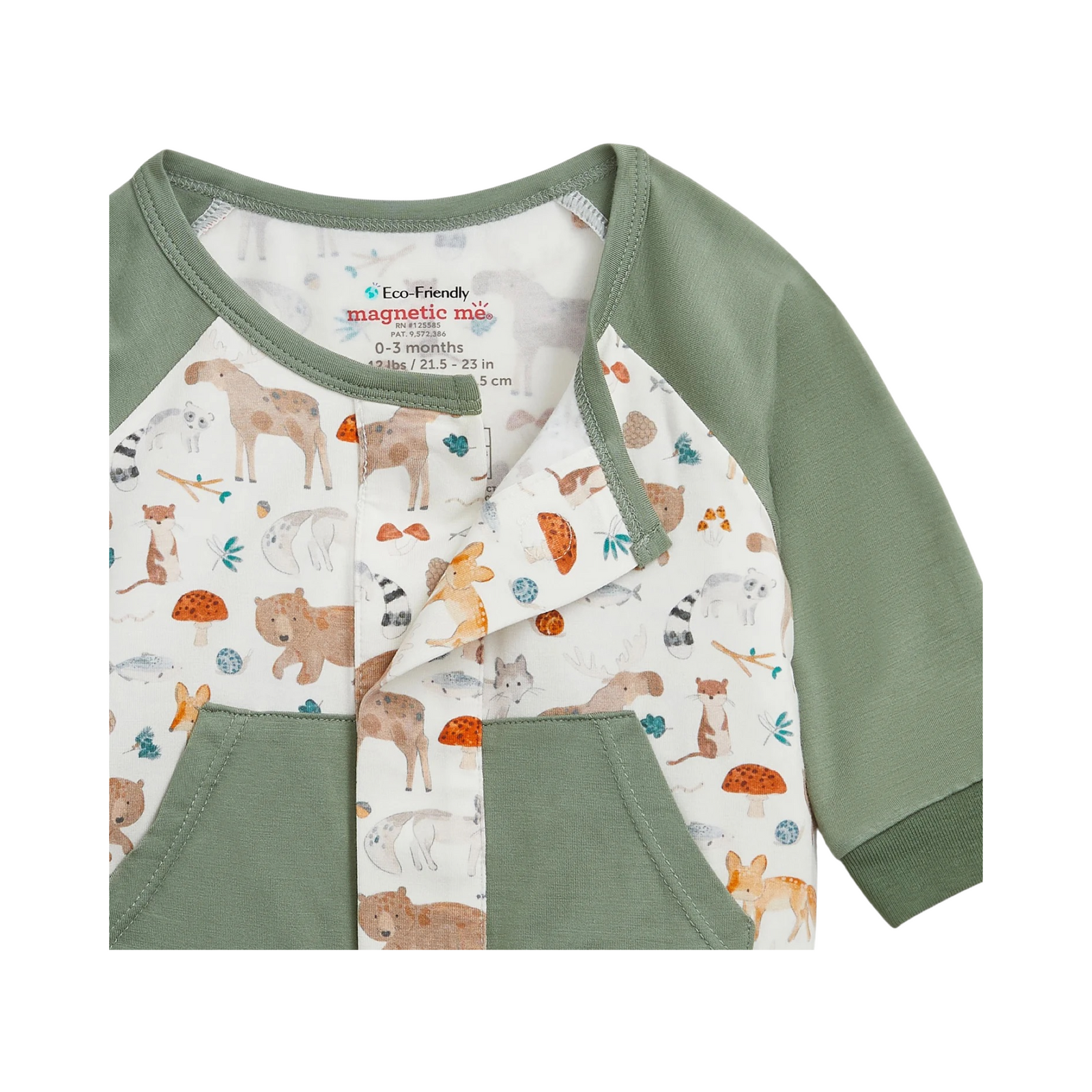 Wonderful Wildlife Magnetic Romper