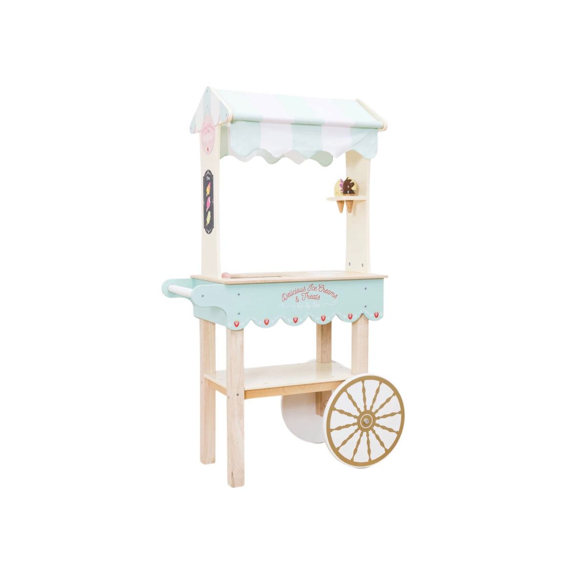 Wooden Ice Cream Trolley