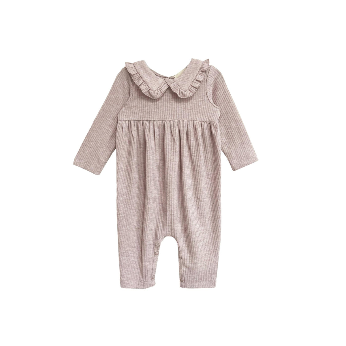 Pink Heather Baby Girl Romper