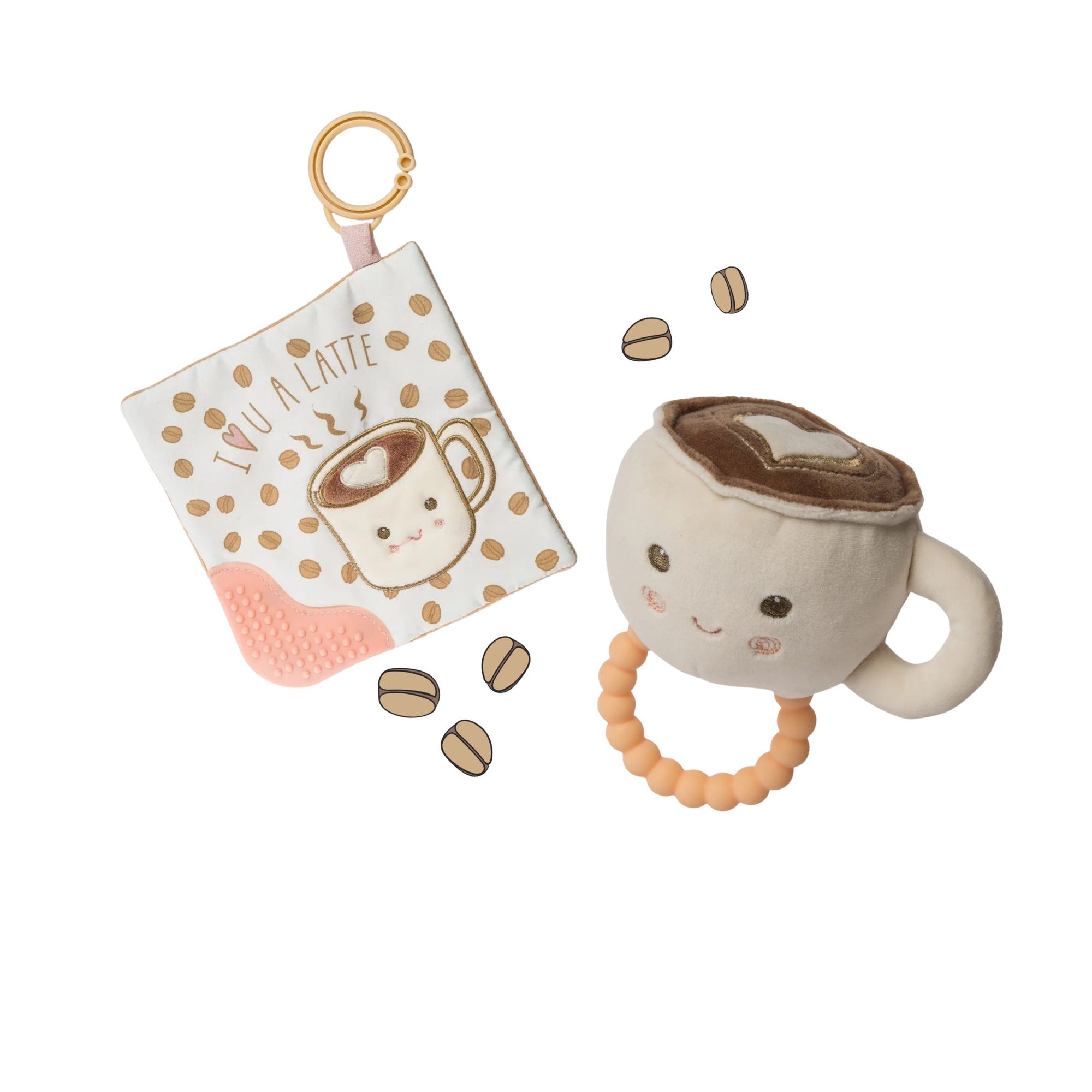 Hot Latte Soothie Teether Rattle