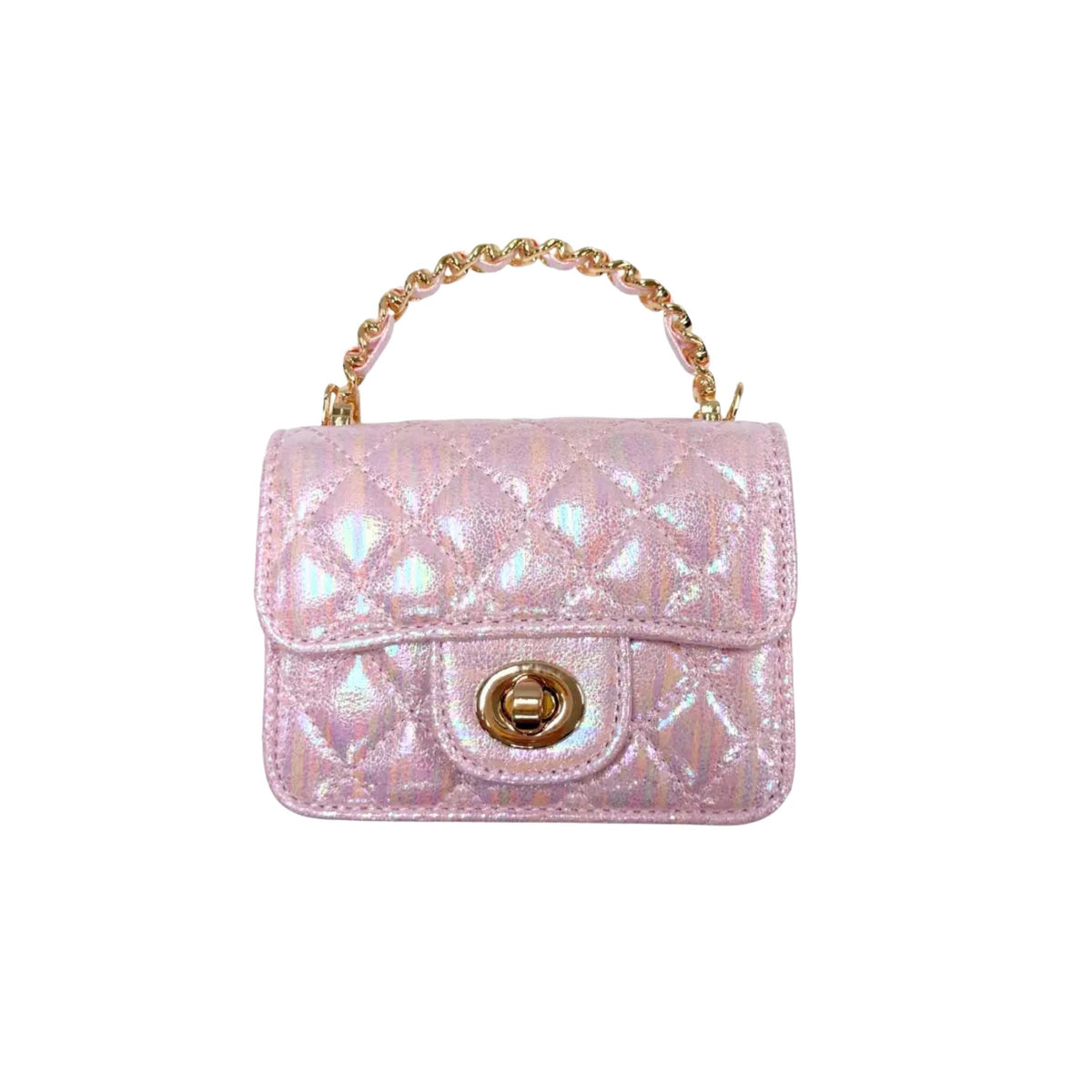 Shiny Quilted Purse