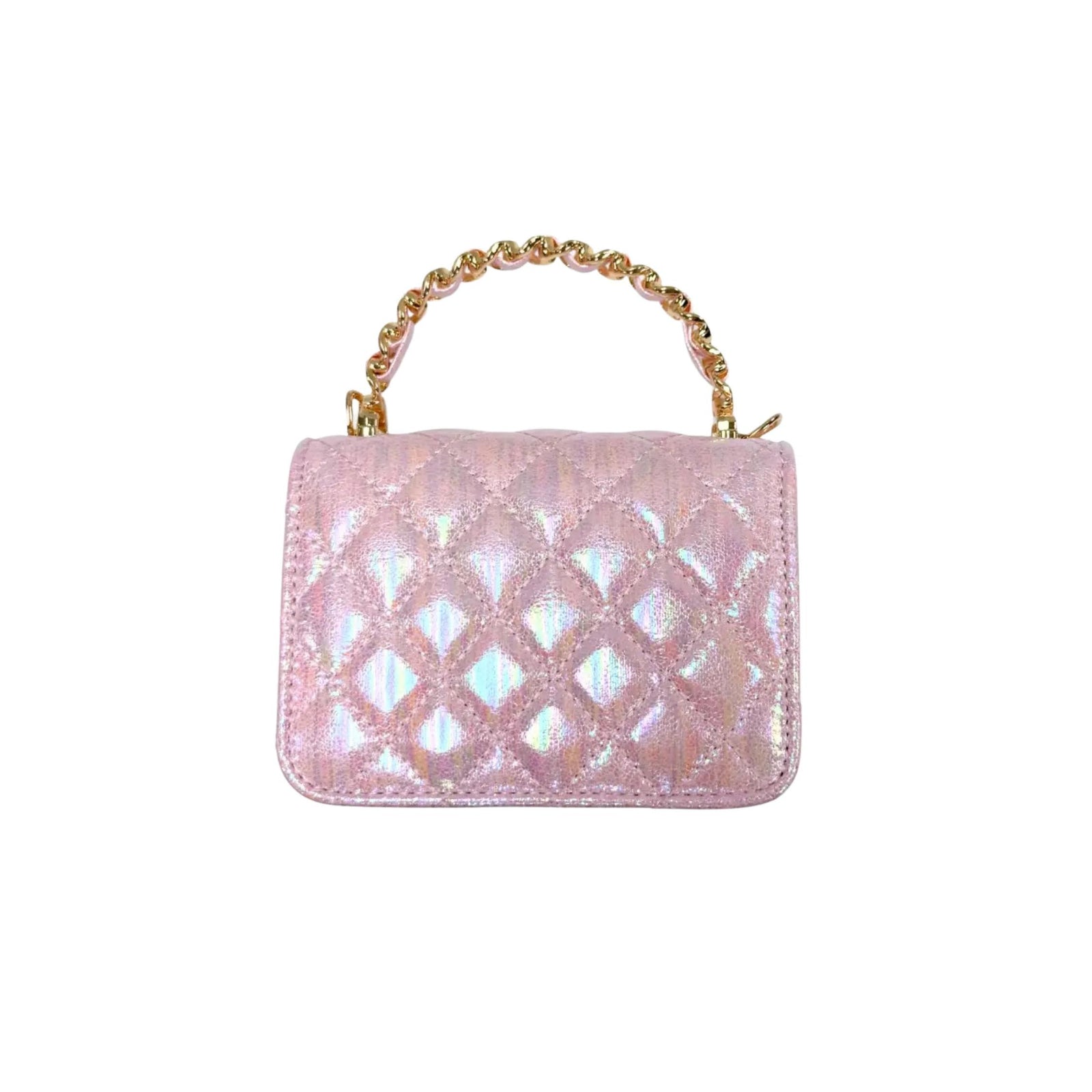 Shiny Quilted Purse