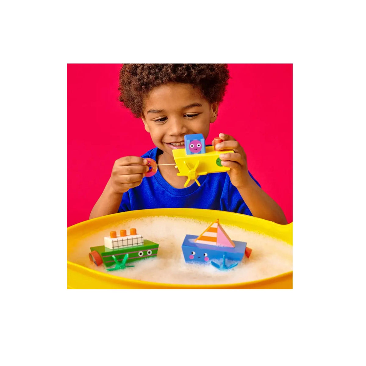 Wind-Up Wooden Toy Boat