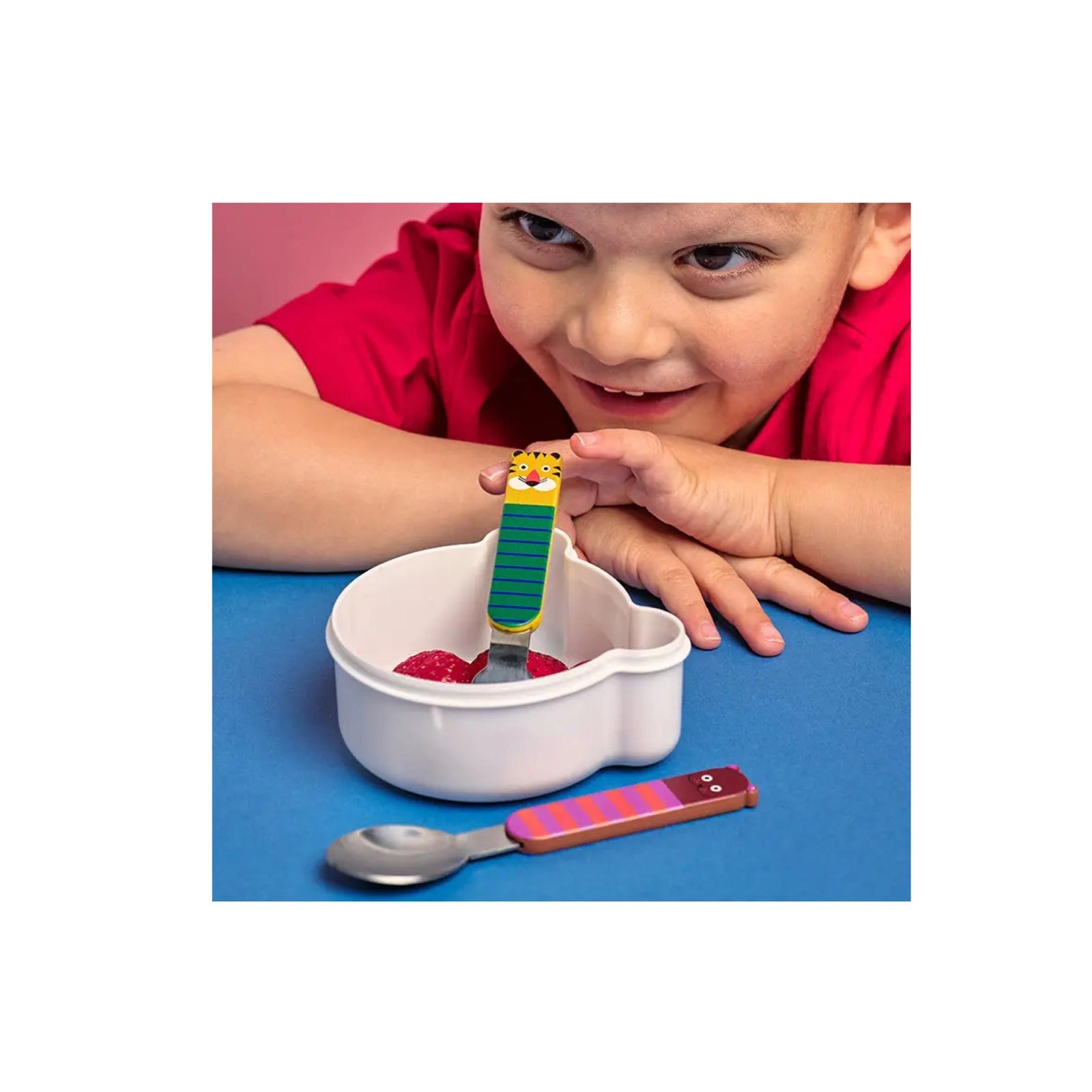 Munch Mates Toddler Stainless Steel Fork & Spoon
