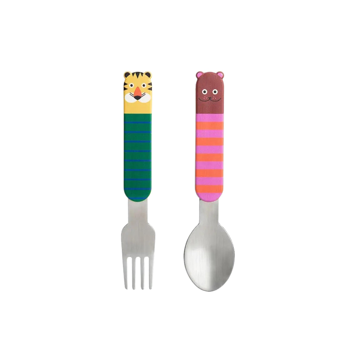 Munch Mates Toddler Stainless Steel Fork &amp; Spoon