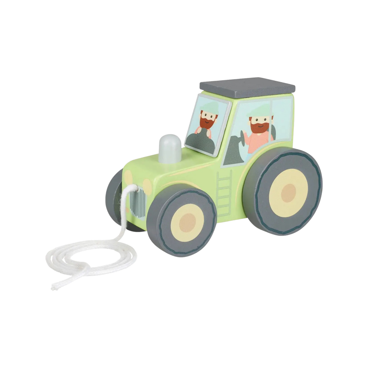 Tractor Pull Along Wooden Toy