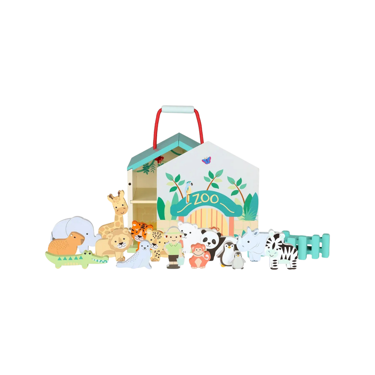 Zoo Wooden Play Set