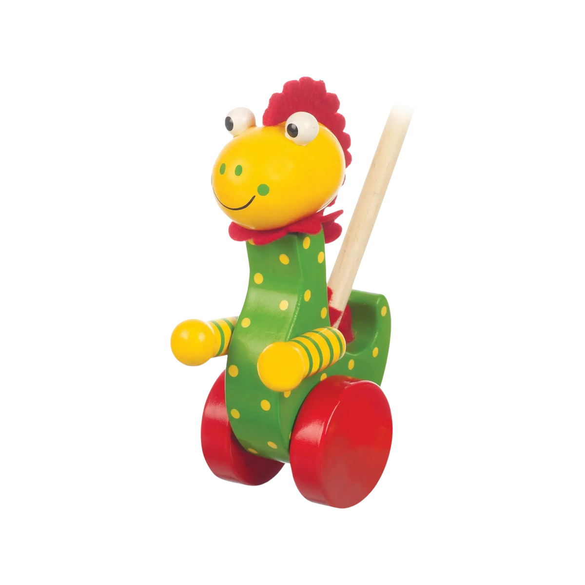 Dinosaur Wooden Push Along Toy
