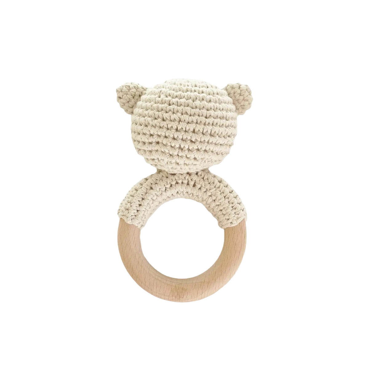 Cotton Bear Teether Rattle