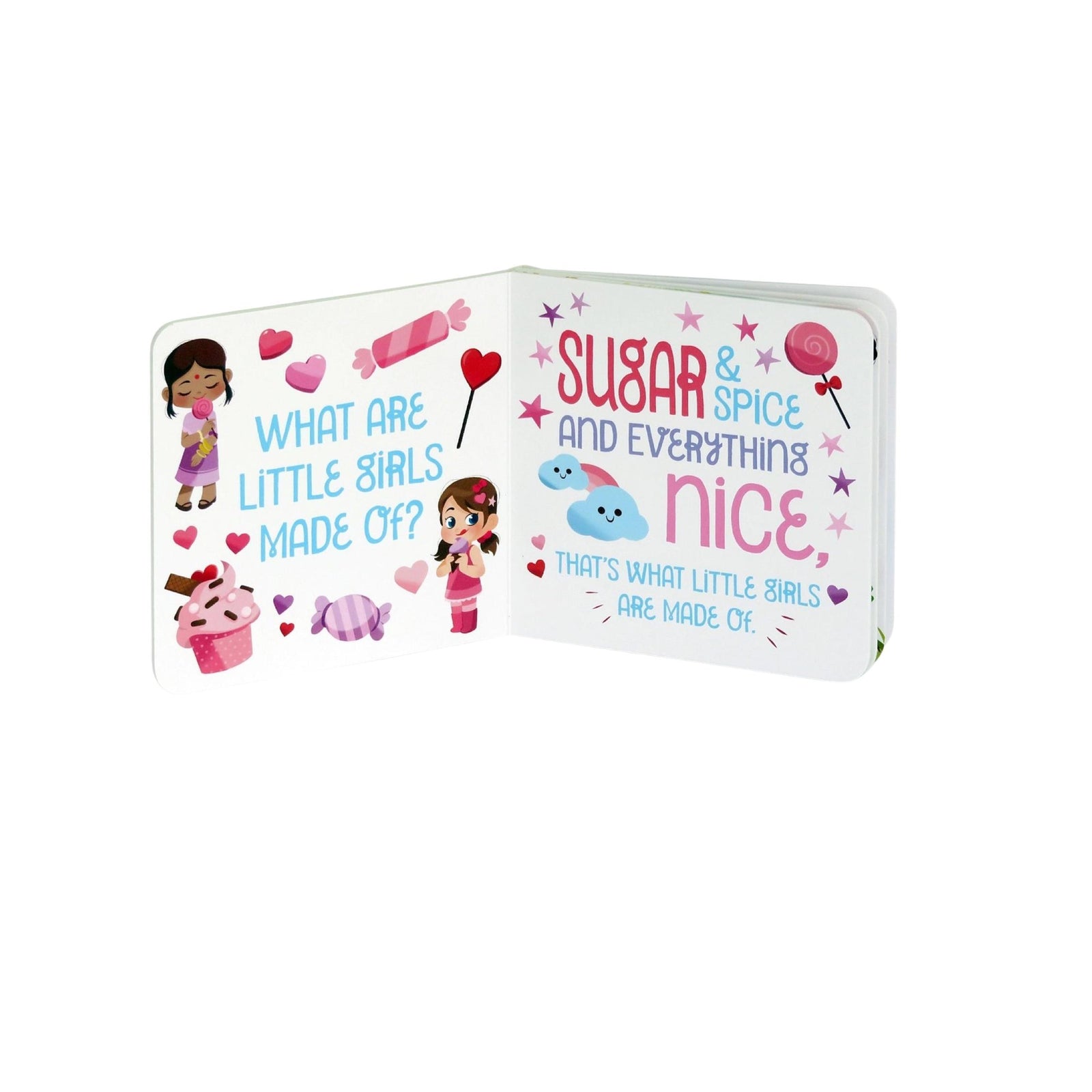 What Are Little Girls Made Of? Board Book