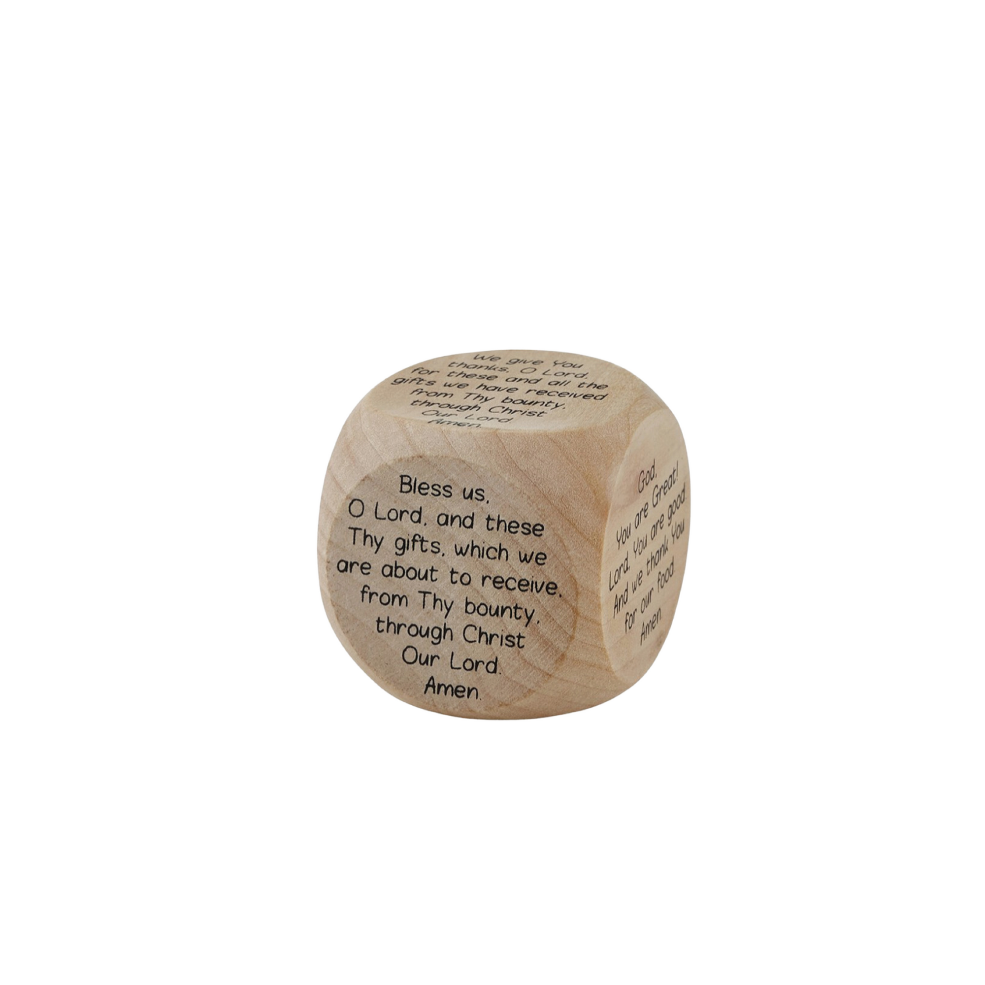 Mealtime Prayer Cube