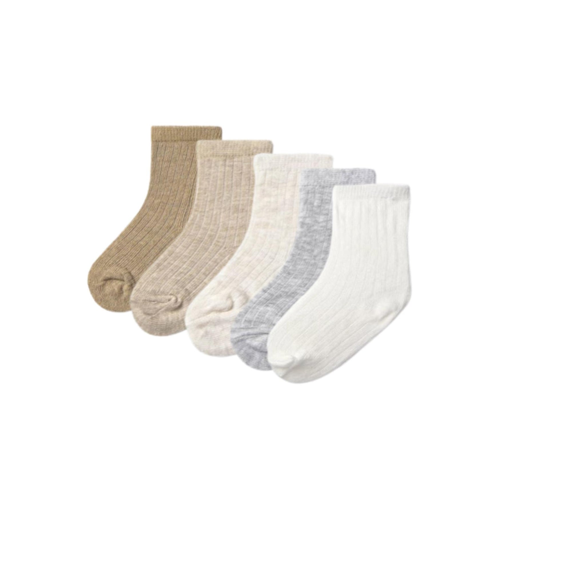 Layette Baby Socks - 6 Pack