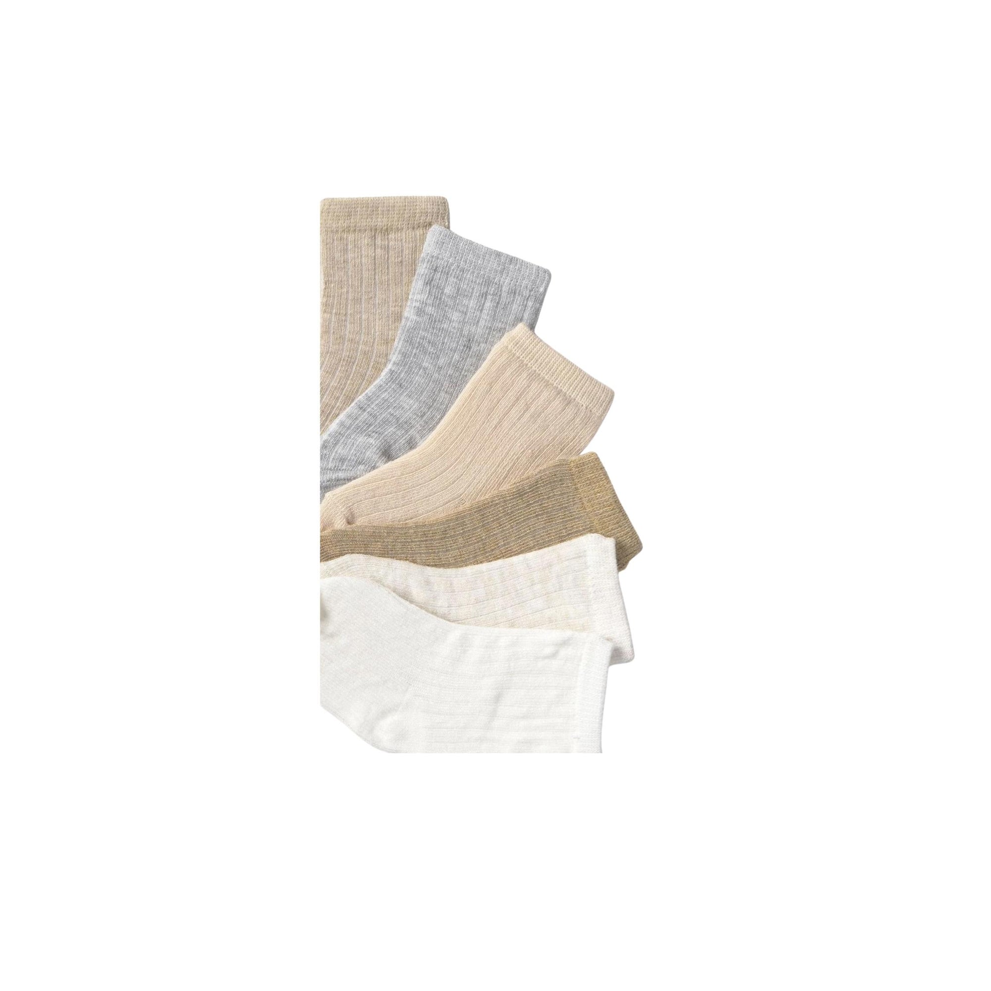 Layette Baby Socks - 6 Pack