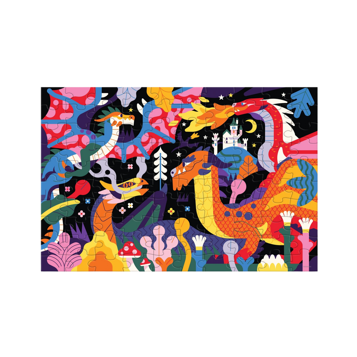 Dragons 100 Piece Glow In The Dark Puzzle