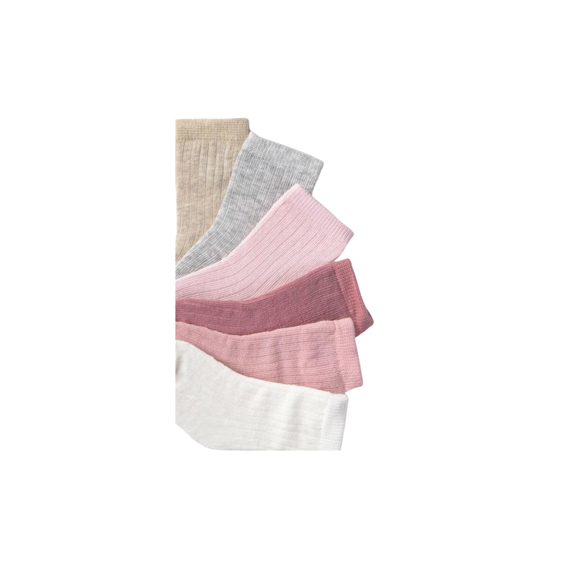 Layette Baby Socks - 6 Pack