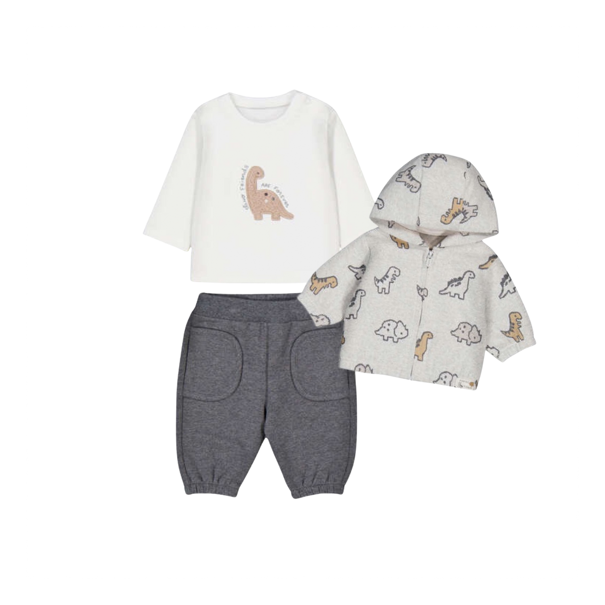 Dinosaur Print 3-Piece Tracksuit