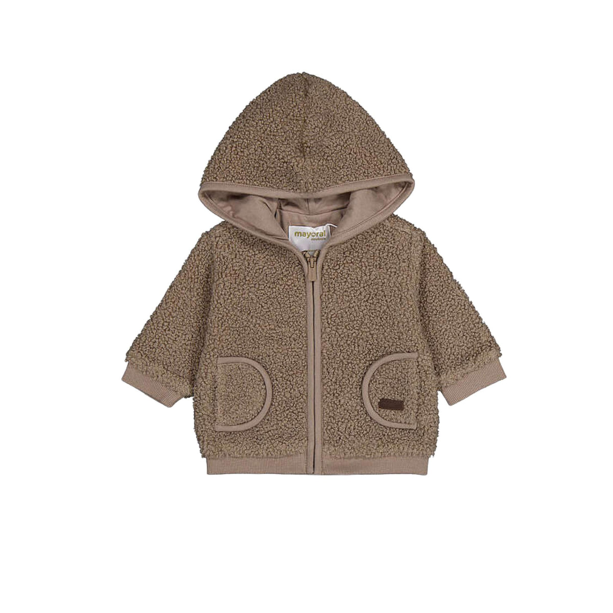 Brown Teddy Bear Sherpa Hooded Jacket