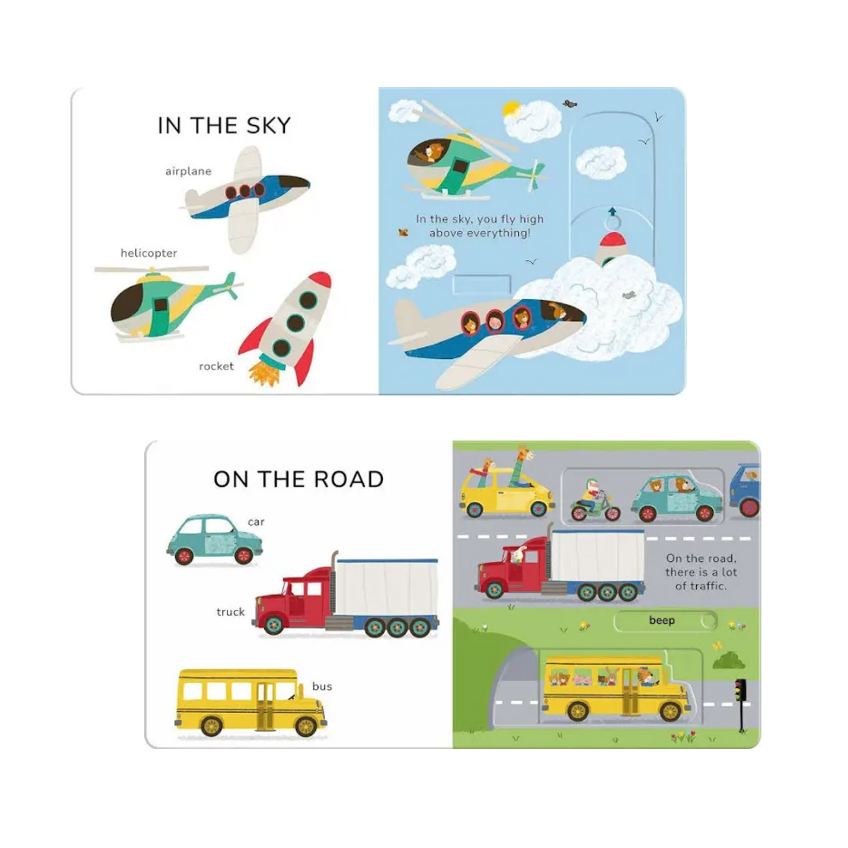 Slide &amp; See First Words: Things That Go Board Book