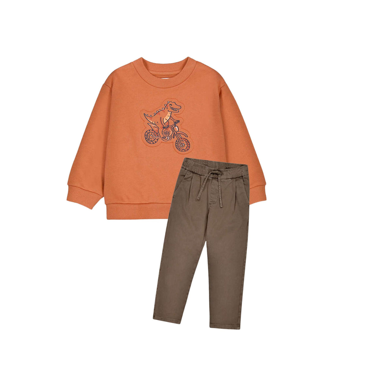 Brown Jogger Chino Pants