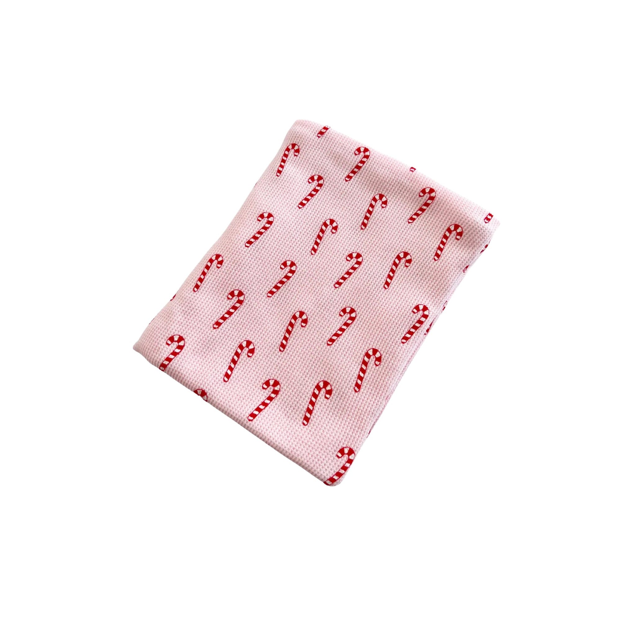 Pink Candy Cane Organic Swaddle