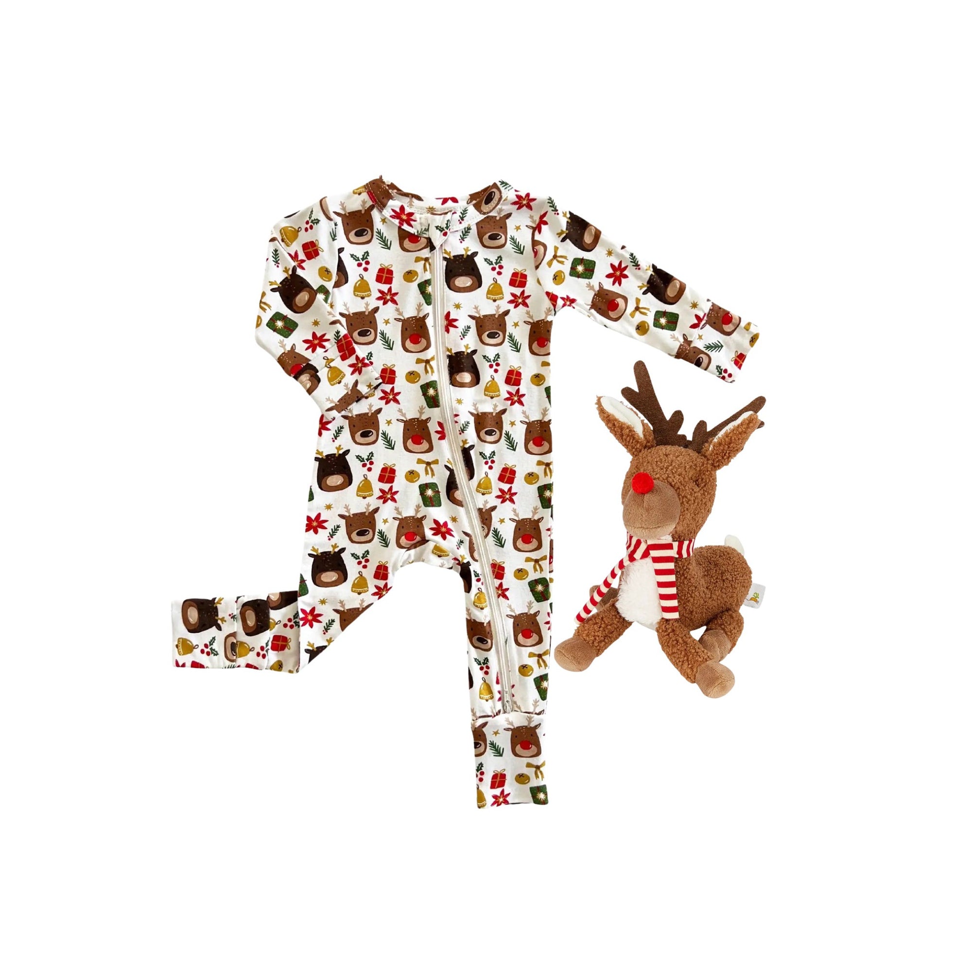 Reindeer Friends Convertible Romper