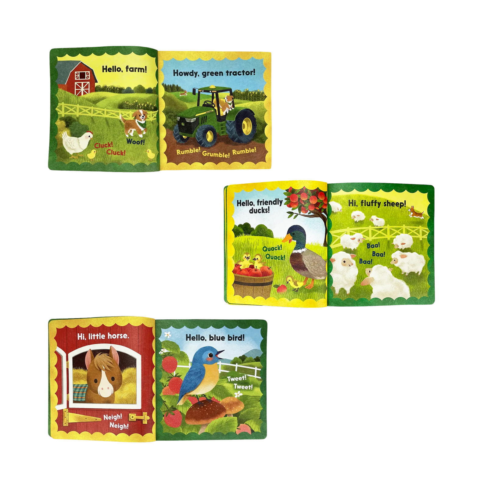 John Deere Kids Hello, Farm! Tuffy Book