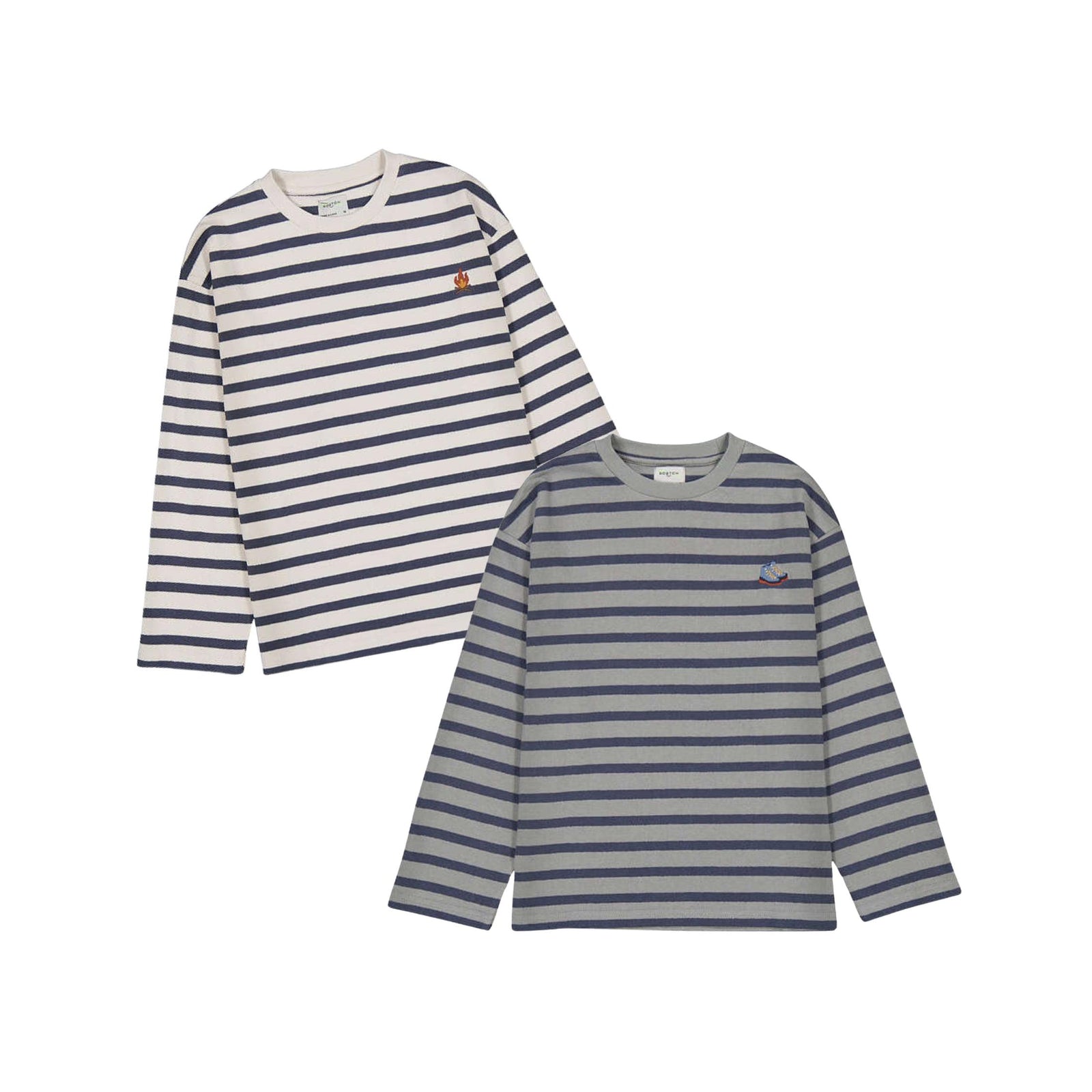 Indigo & Moss Long Sleeve Stripe T-Shirts