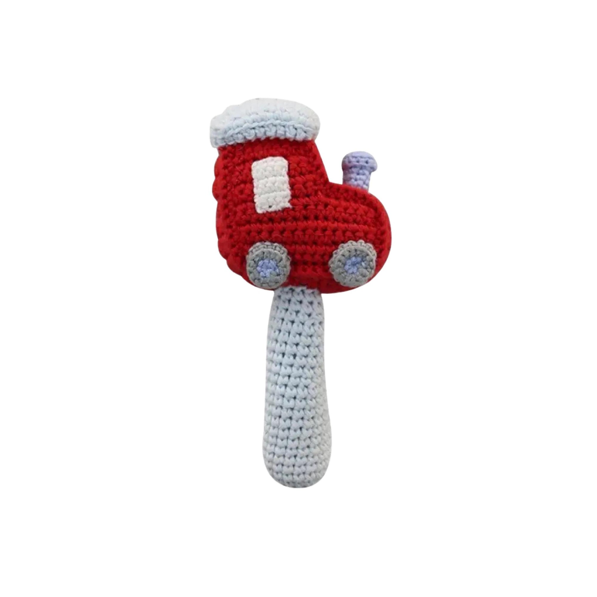 Holiday Hand-Crocheted Stick Rattles