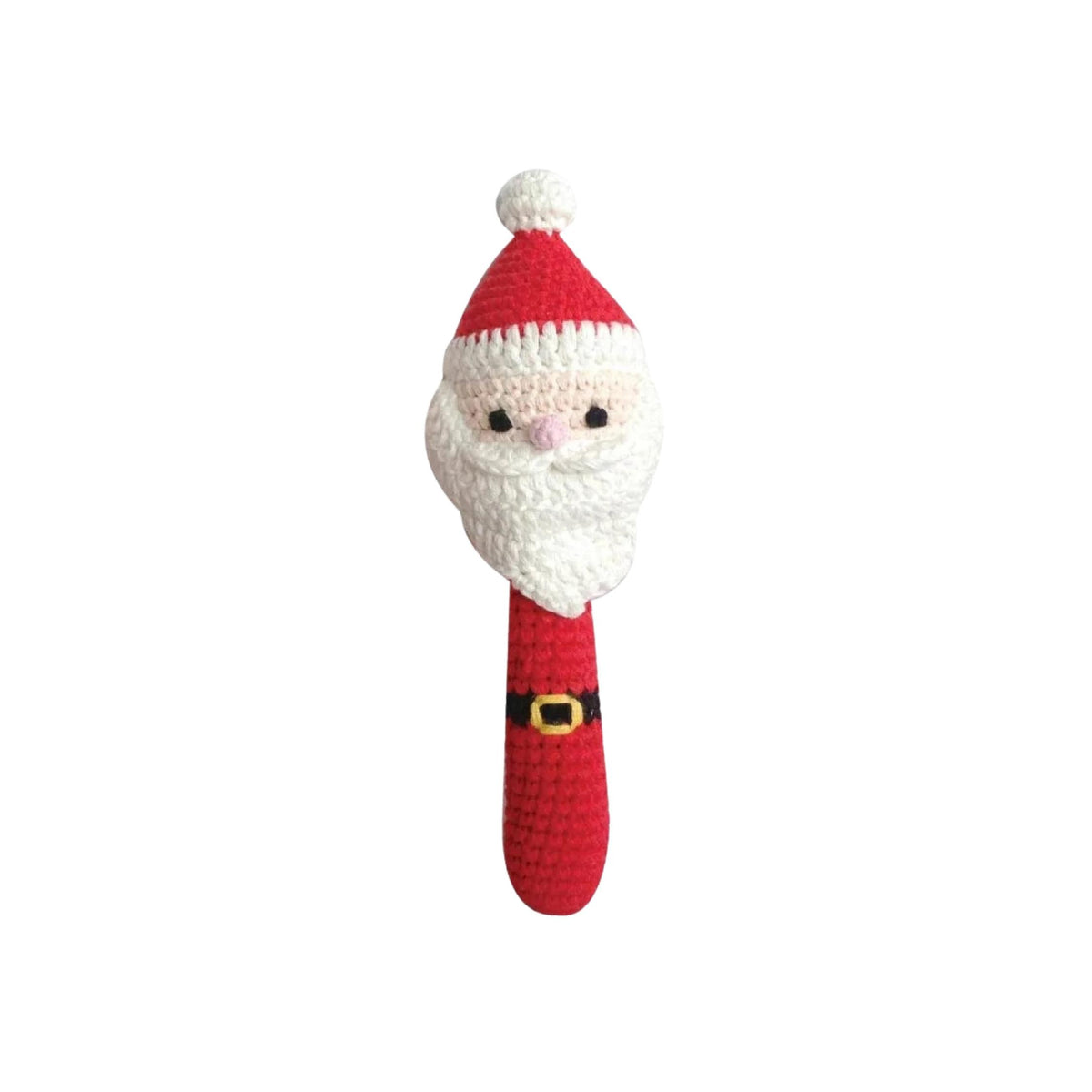 Holiday Hand-Crocheted Stick Rattles