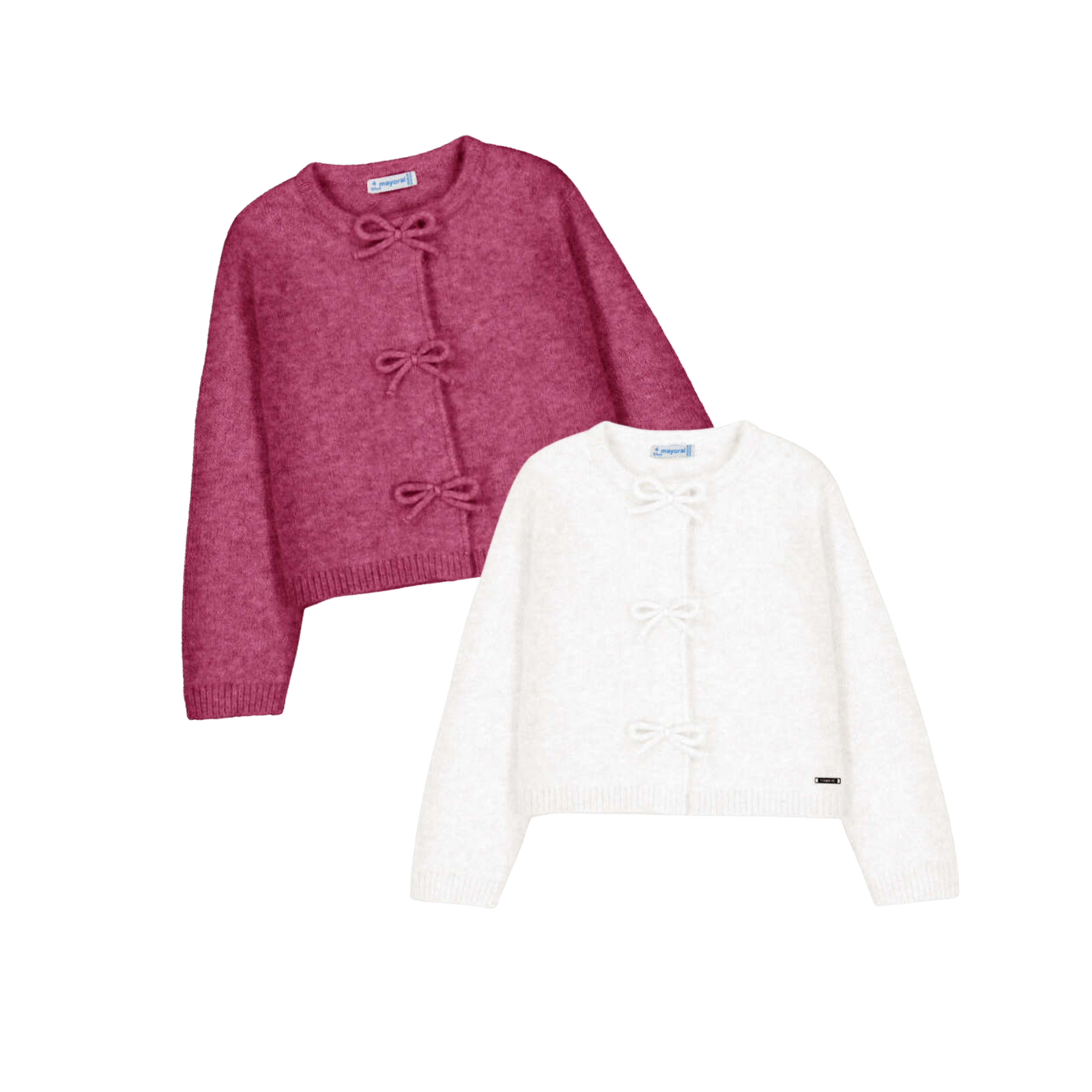 Bow Front Knit Cardigan