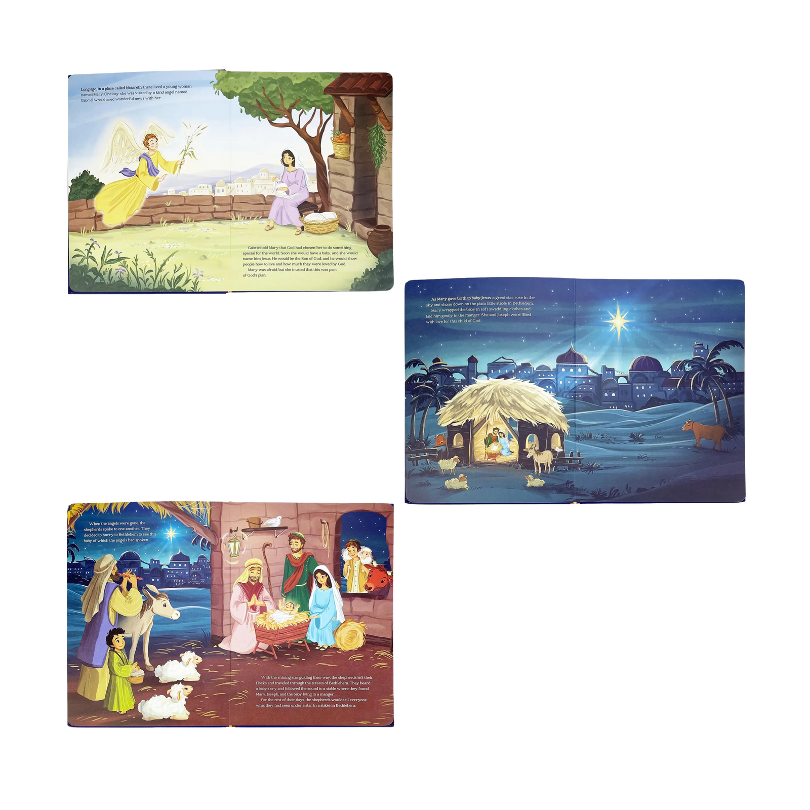 The First Christmas: The Story of the Birth of Jesus Hardcover Picture Book