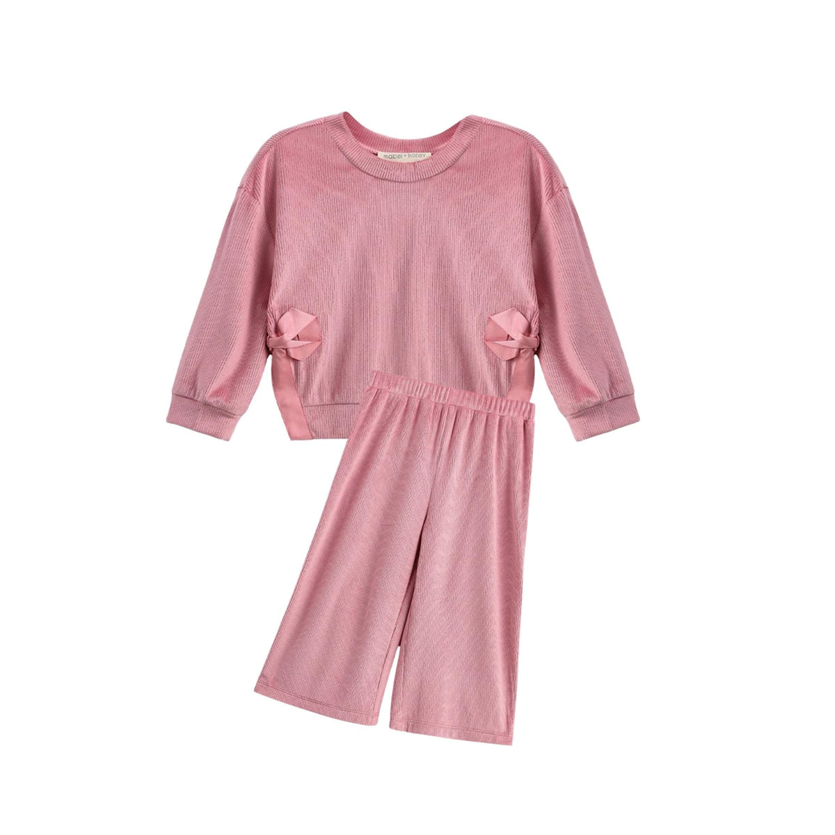 Bowtiful Blush Pink Girls’ 2-Piece Set