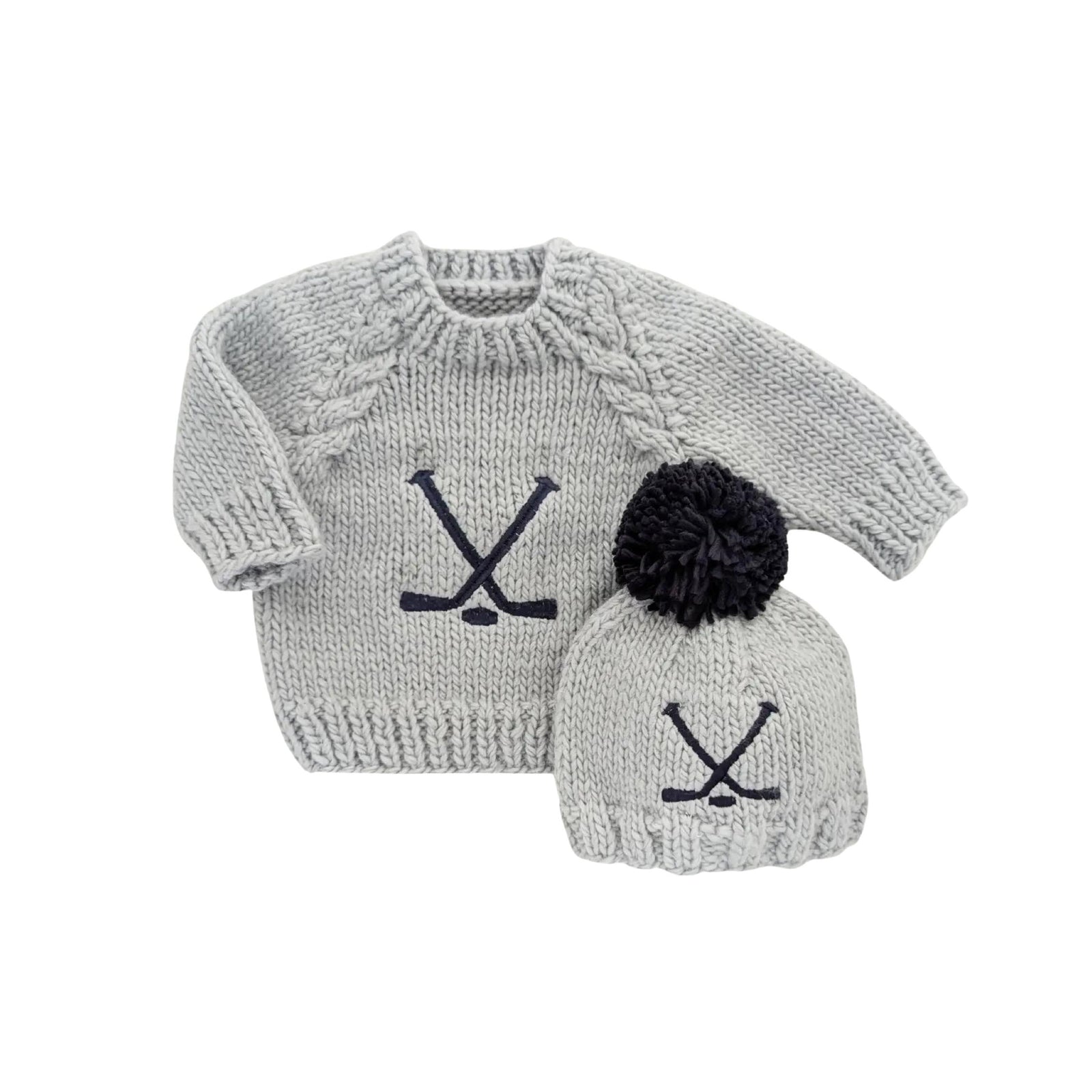 Hockey Hand Knit Sweater