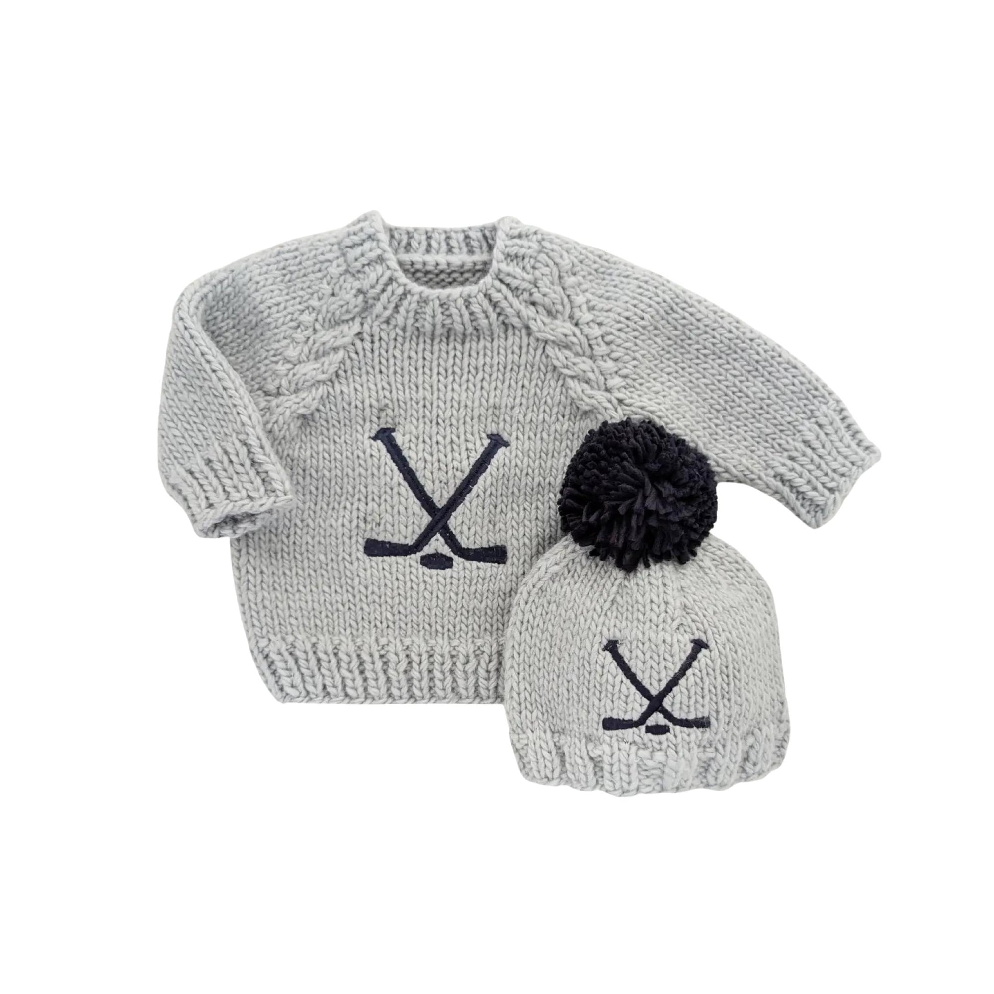 Hockey Hand Knit Sweater
