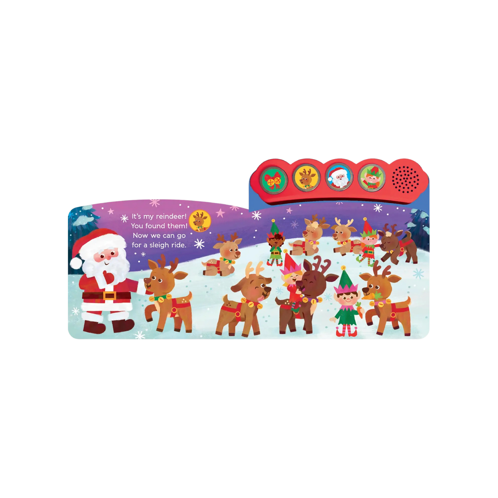 Babies Love Jingle Bells Light-Up Christmas Sound Book