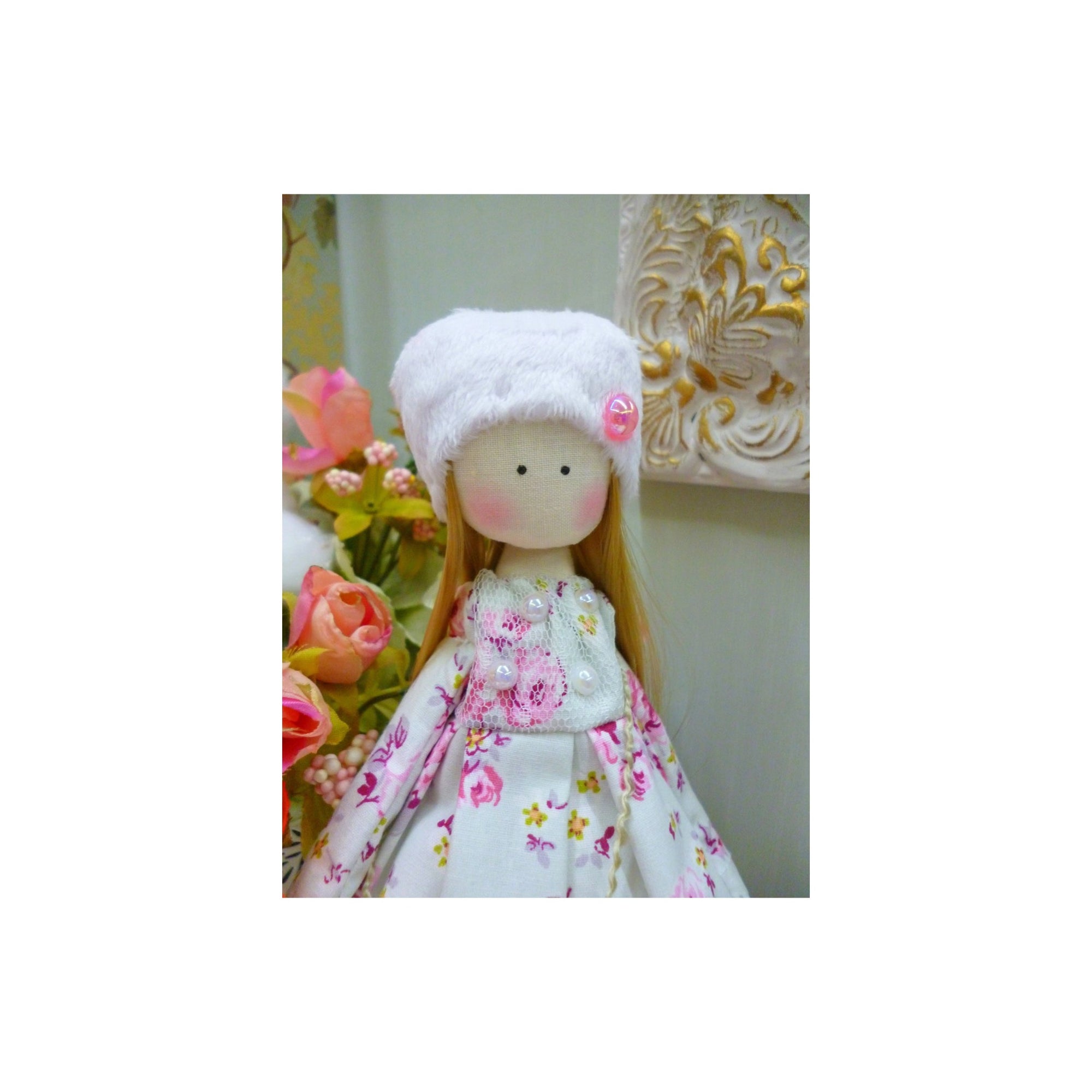 Handmade Elizabeth Cloth Heirloom Doll