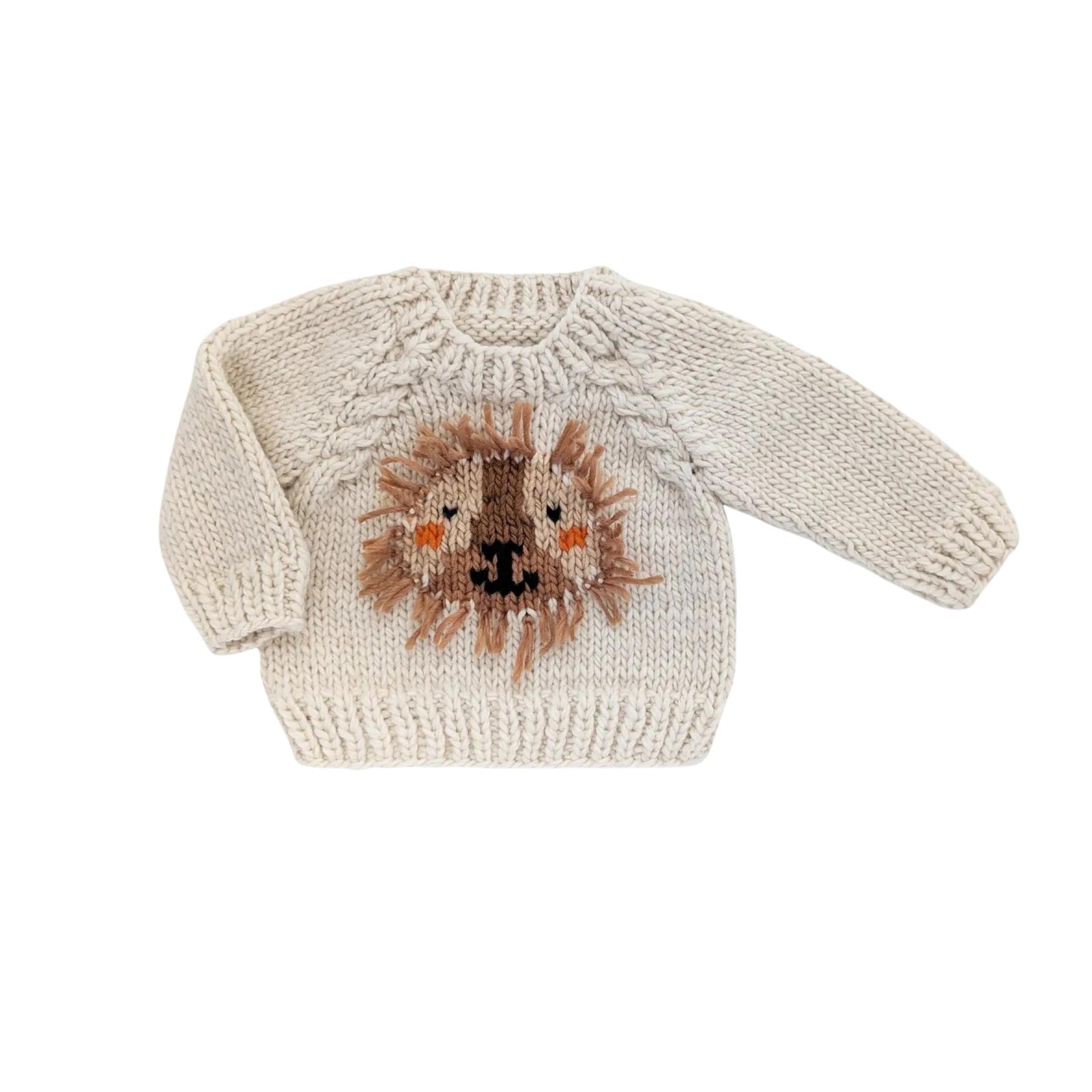 Lion Hand Knit Sweater