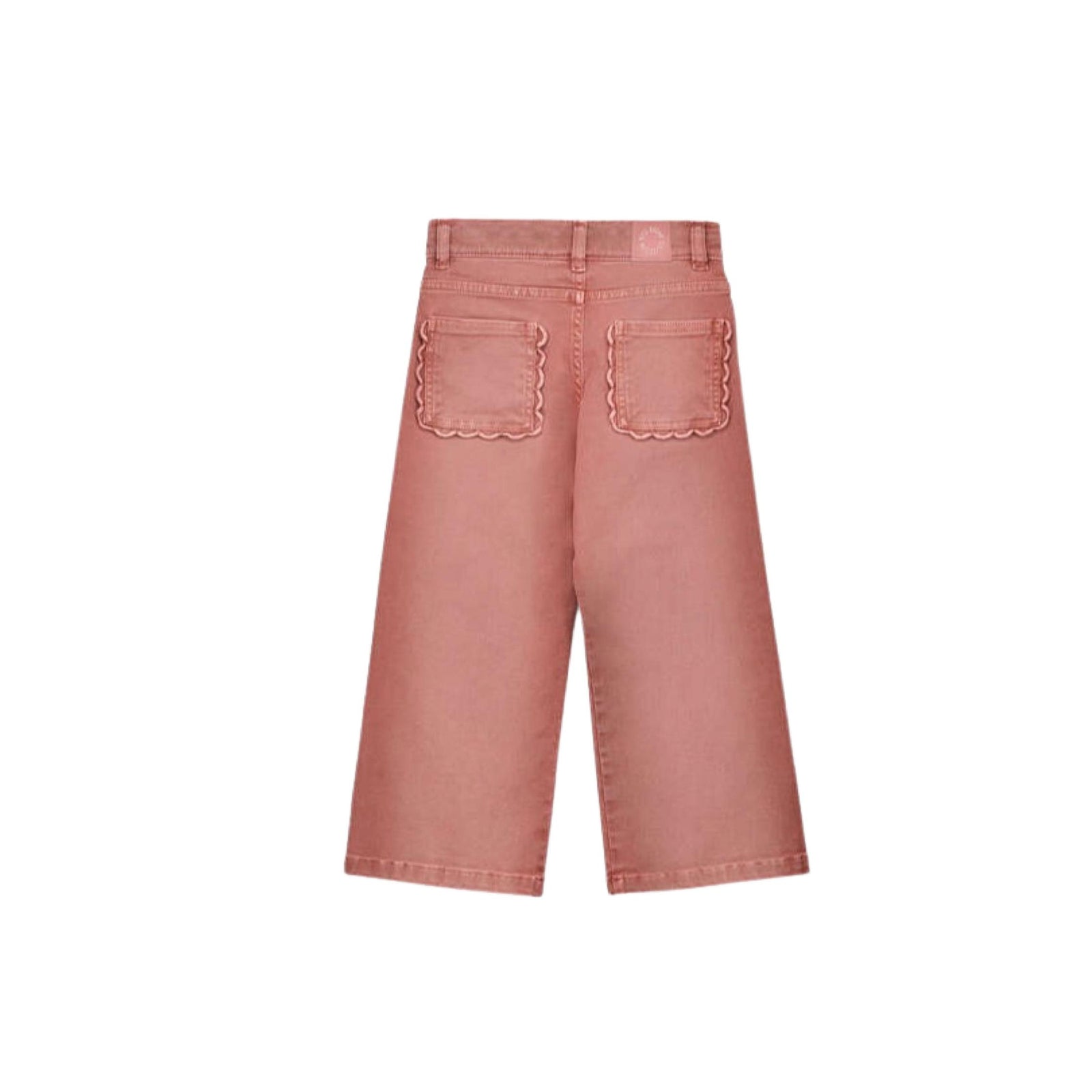 Salmon Pink Twill Pants