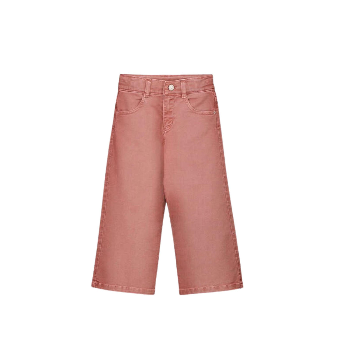 Salmon Pink Twill Pants